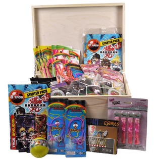 GRATUIT - COFFRE AUX TR&Eacute;SORS AVEC 150 JOUETS MIXTES (150 pcs + Coffre Gratuit)