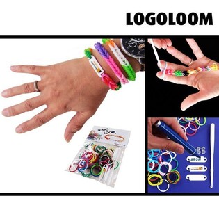 Kits Création de Bracelets "LOGOLOOM" avec Étiquettes (50 pcs)