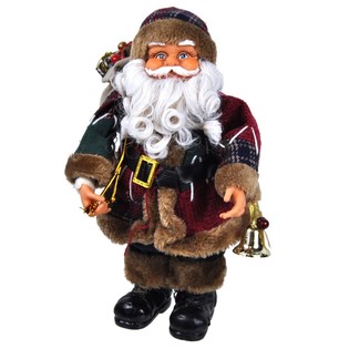 Grande Décoration de Luxe Père Noël 35 cm (2 pcs)