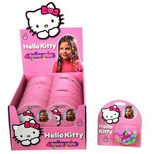 HELLO KITTY FUNNY BARRETTES &Agrave; CHEVEUX EN PR&Eacute;SENTOIR (35 pcs.)