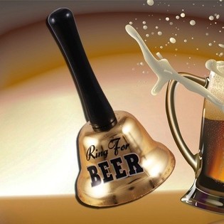 Clochette « Ring for a Beer » sous emballage cadeau (2 pcs)