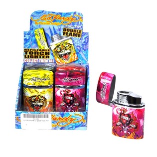 BRIQUET TEMPÊTE ED HARDY DOUBLE FLAMME (8 pcs)