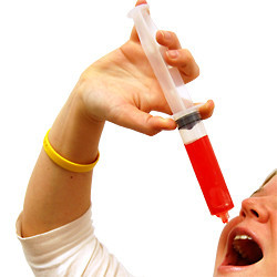 Seringues de F&ecirc;te Party Shooters (6 pi&egrave;ces)