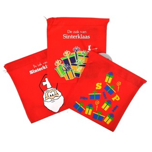 PETIT SAC SAINT-NICOLAS 18 X 16 CM (Lot de 12)
