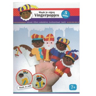 CRÉEZ VOS PROPRES MARIONNETTES À DOIGTS SAINT-NICOLAS (Lot de 6 sets)