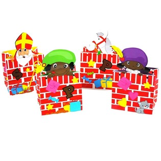 Lot de 4 Plateaux à Friandises Saint-Nicolas (12 sets)
