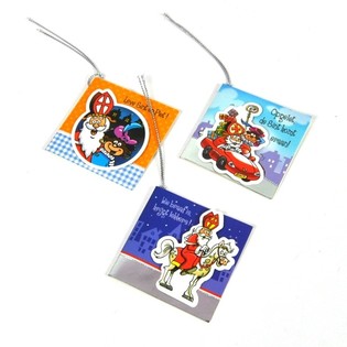 Étiquettes Cadeaux de la Saint-Nicolas Sinterklaas (Boîte de 12)