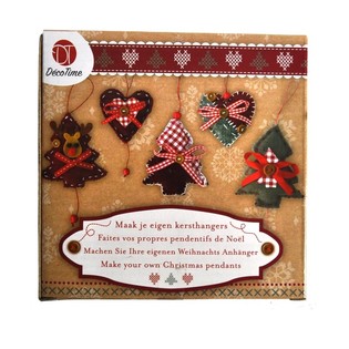 Kit DIY Suspensions de Noël 5 Pièces - Modèle 1 (6 pcs)