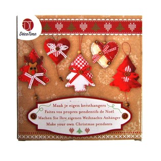 Kit de 5 Décorations de Noël à Faire Soi-Même - Modèle 2 (6 pcs)