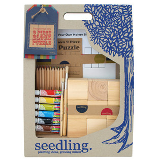 Kit de Loisirs Cr&eacute;atifs Seedling - Cr&eacute;ez Votre Propre Puzzle de Cube de 9 Pi&egrave;ces