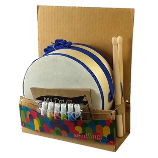 SEEDLING - D&Eacute;CORE TON PROPRE TAMBOUR | Kit Cr&eacute;atif Enfant