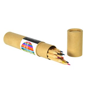SEEDLING - 12 crayons de couleur en tube (Lot de 5)