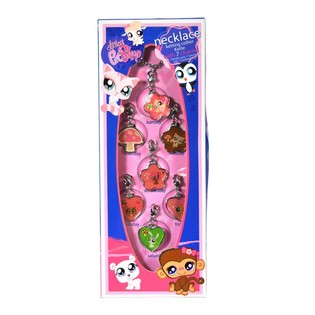 Collier Littlest Pet Shop avec 7 breloques (20 pi&egrave;ces)