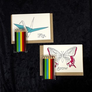 SEEDLING - CARTES &Agrave; COLORIER SOI-M&Ecirc;ME (3 pcs)