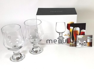 MENU - Set de 2 Verres &agrave; Bi&egrave;re Brune (1 pc.)
