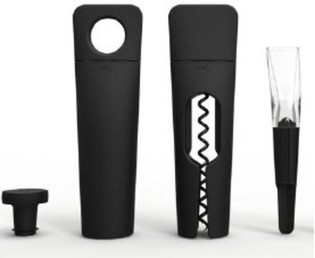 MENU BLADE - COFFRET &Agrave; VIN TIRE-BOUCHON TWIST + POMPE &Agrave; VIDE + D&Eacute;CANTEUR (1 pc.)