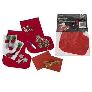 CRÉEZ VOTRE PROPRE CHAUSSETTE DE NOËL (6 pcs)