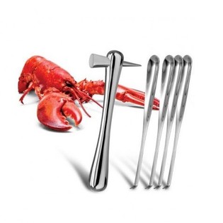 NUANCE - MARTEAU GOURMET AVEC FOURCHETTES À CRUSTACÉS (1 set)