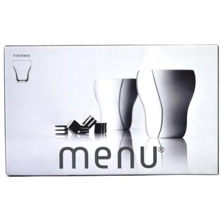 MENU - TASSE THERMIQUE BLACK CONTOUR MOYENNE 320 ML, LOT DE 2
