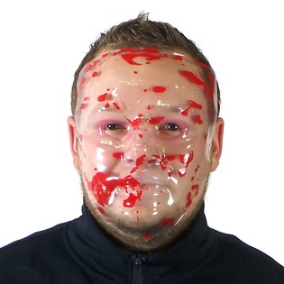 MASQUE VISAGE SANGLANT (12 pcs.)
