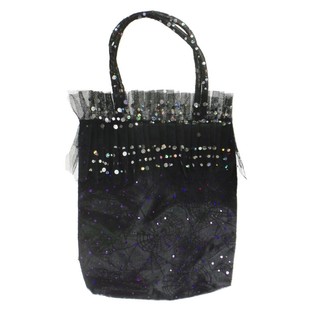 SAC &Agrave; MAIN JOUET AVEC PAILLETTES ET IMPRIM&Eacute; TOILE D'ARAIGN&Eacute;E (6 pcs)