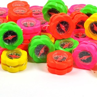 Yo-yo avec boussole pour pêche à la ligne (Lot de 50)