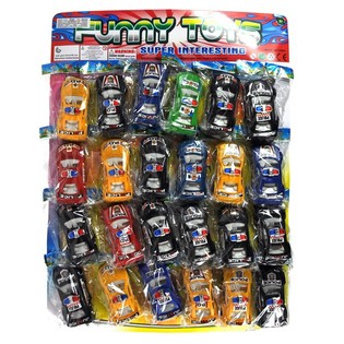 VOITURE DE POLICE SUR CARTE (24 pcs)