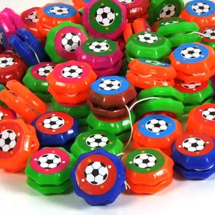 JOJOS FOOTBALL POUR P&Ecirc;CHE &Agrave; LA LIGNE (100 pcs)