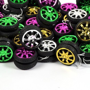 Yo-yos pour P&ecirc;che aux Canards - Mod&egrave;le : Pneu (50 pcs)