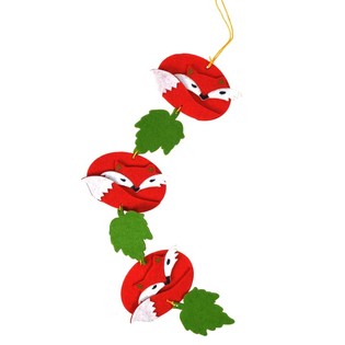 Suspension d&eacute;corative - Mod&egrave;le : Renard (12 pcs)
