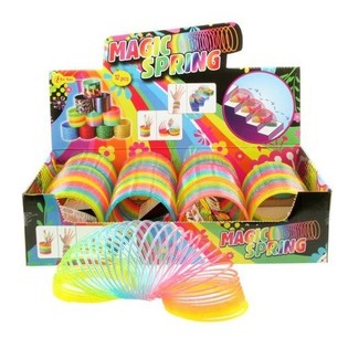 RESSORT MAGIQUE ARC-EN-CIEL &Agrave; PAILLETTES (12 pcs)