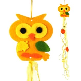 D&Eacute;CORATION &Agrave; SUSPENDRE - MOD&Egrave;LE : CHOUETTE (24 pcs)