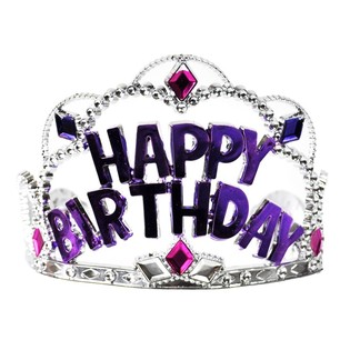 COURONNE HAPPY BIRTHDAY - MODÈLE 2 (12 pcs)