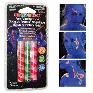 SNAZAROO - Maquillage de F&ecirc;te UV Sp&eacute;cial (6 pcs)
