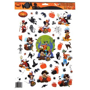 Stickers Fen&ecirc;tre Halloween Disney (Lot de 12)
