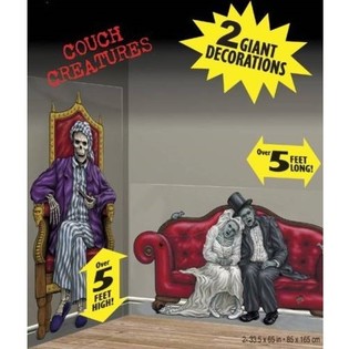 M&Eacute;GA D&Eacute;CORATION MURALE D'HORREUR (9 pcs)