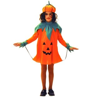 Robe Citrouille pour Enfants - Taille 98