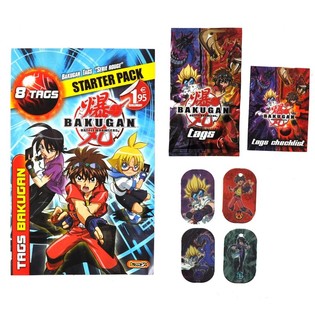 Pack de démarrage BAKUGAN - 8 Tags (100 pcs)