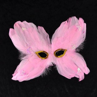 Loup de Fête avec Plumes - Modèle: 20 (23 pcs)