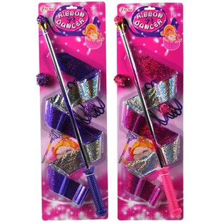 Bâton de Danse Ruban Gymnastique sur Carte (Lot de 2)