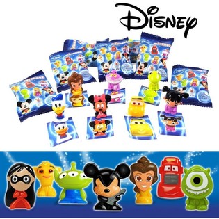 Lot de 300 Figurines DISNEY WIKKEEZZ + Autocollant (Blindbags)