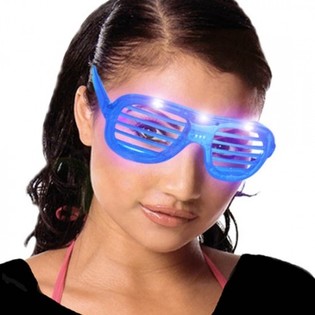 Lunettes Shutter Shades avec &Eacute;clairage LED (24 pcs)