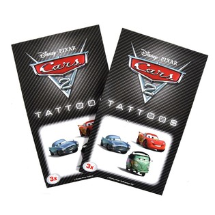Set de 3 Tatouages Disney Cars 2 pour Enfants (50 pi&egrave;ces)