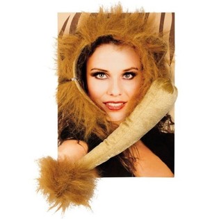 Ensemble Lion - Serre-t&ecirc;te et Queue (5 pcs)