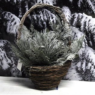 GRAND PANIER DE NOËL DE LUXE / SUSPENSION DE PORTE (4 pcs)