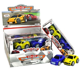 Set de 2 Voitures à Friction en Présentoir (6 pcs)