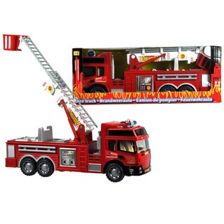 GRAND CAMION DE POMPIERS JOUET 30 CM (2 pcs.)