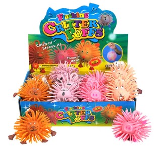 Balles Puffer "Critter" 8 cm. PRIX RÉDUIT - DÉFAUT LUMIÈRE (12 pcs)