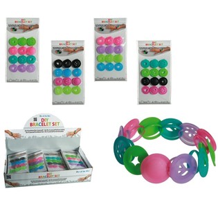 ***PRIX IMBATTABLE*** CRÉEZ VOS PROPRES BRACELETS COLORÉS (24 pcs)