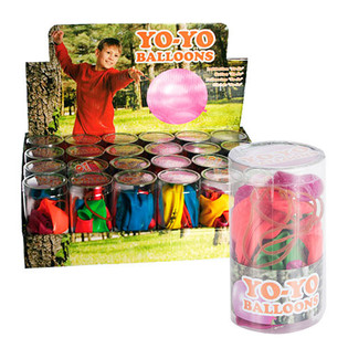 **BESTSELLER** 3 BALLONS PUNCH BALL EN TUBE (24 tubes de 3 pcs)